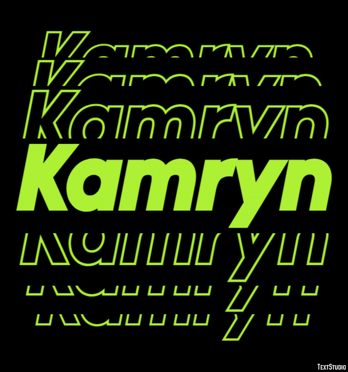 Kamryn Efekt tekstowy