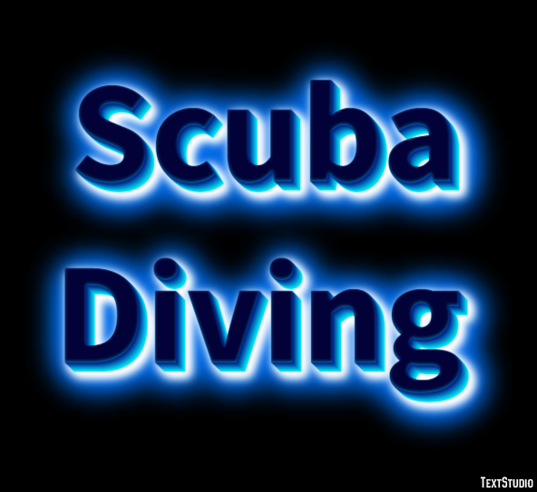 Scuba Diving Text Effect