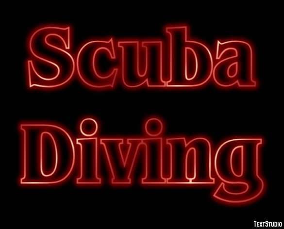 Scuba Diving Texteffekt