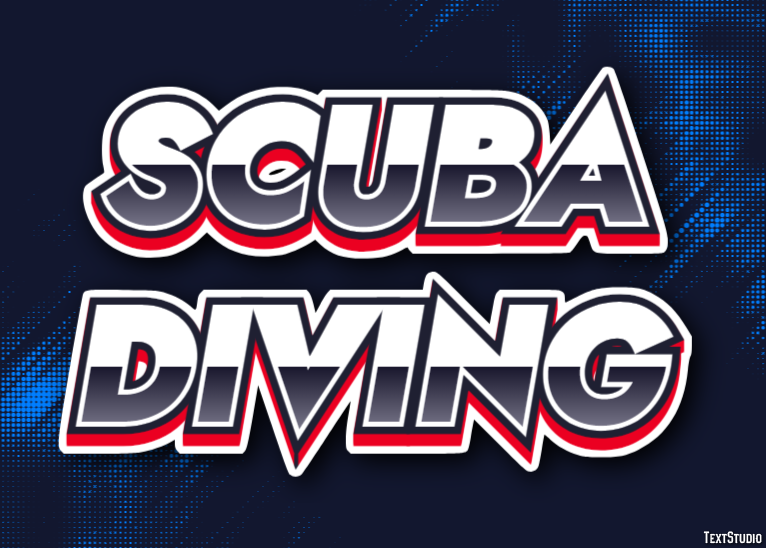 Scuba Diving Text Effect