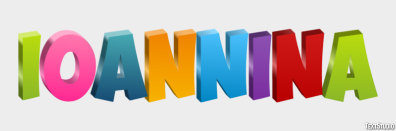 Ioannina テキスト効果