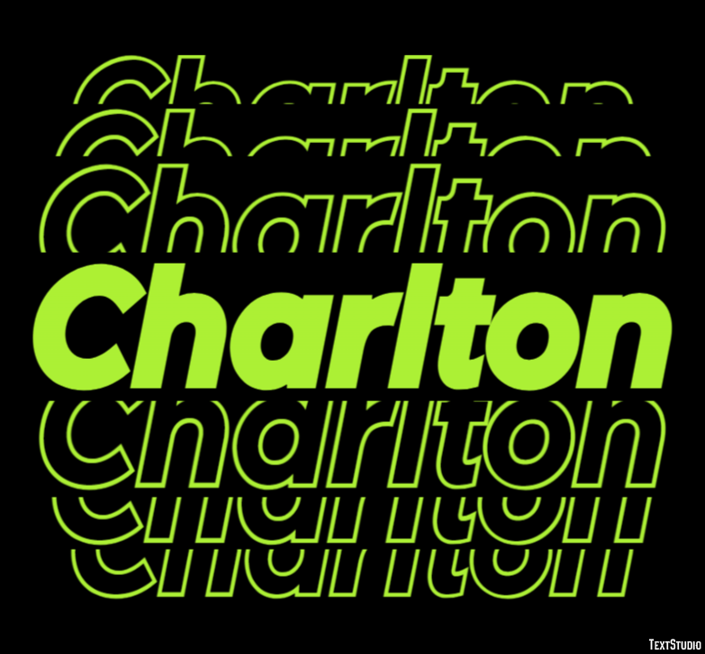 Charlton Text Effect