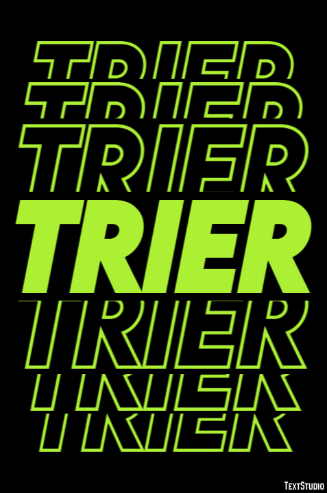 Trier Tekst Effect