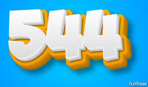544 Texteffekt