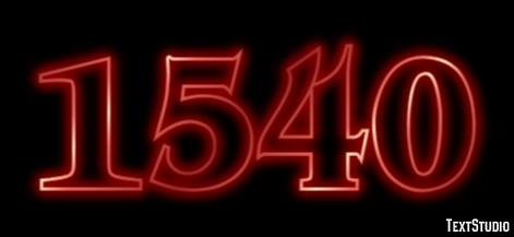 1540 Efecto de Texto