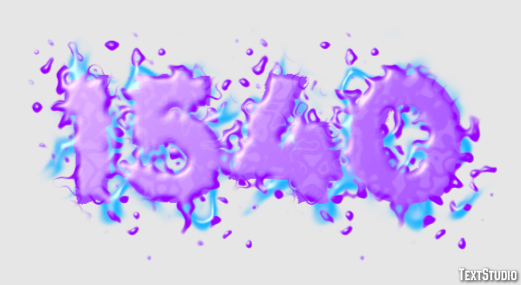 1540 Efeito de texto