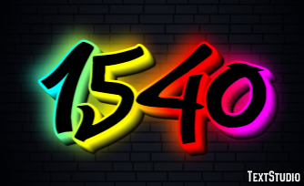 1540 Efecto de Texto