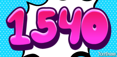 1540 Efecto de Texto