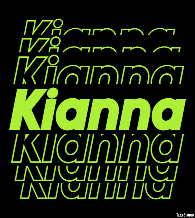Kianna Text Effect