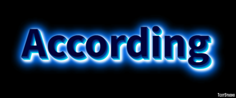 According Text Effect