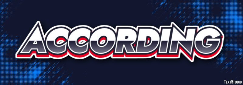 According Text Effect