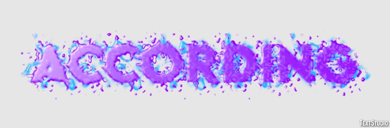 According Text Effect