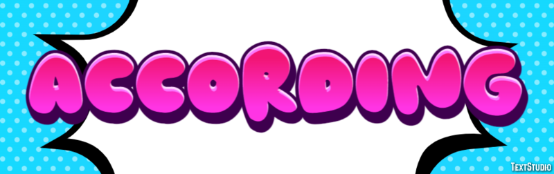 According Text Effect