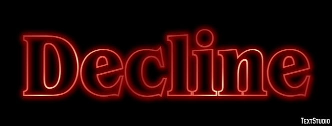 Decline テキスト効果
