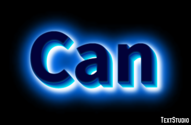 Can Efecto de Texto