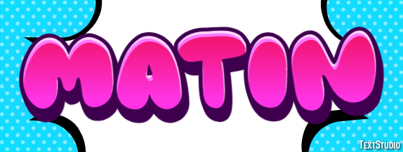 Matin Эффект текста