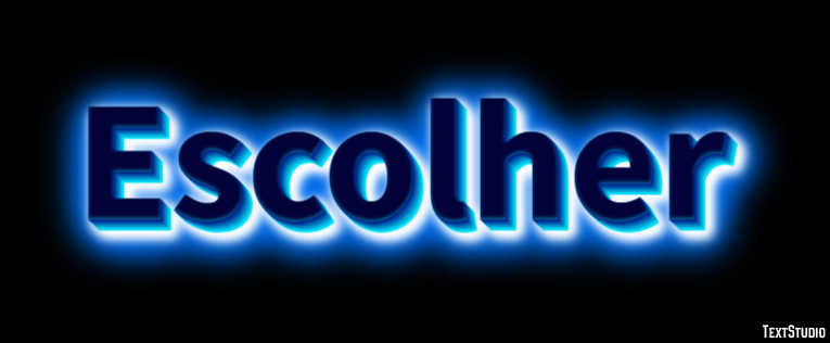 Escolher Efecto de texto