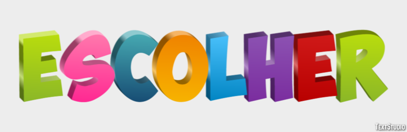 Escolher Efecto de texto