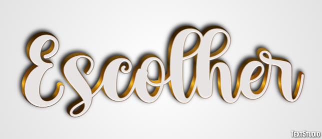 Escolher テキスト効果