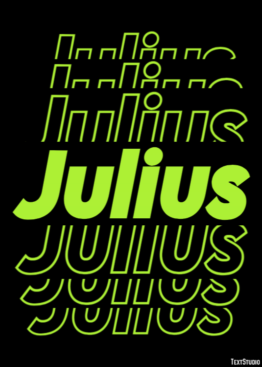 Julius Efeito de texto