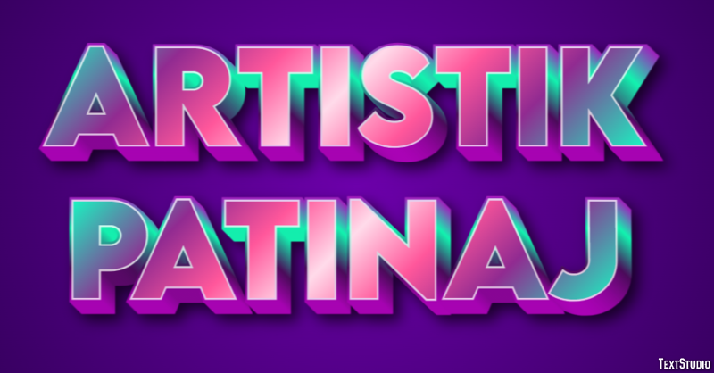 Artistik Patinaj Metin efekti