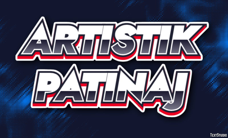 Artistik Patinaj Efekt tekstowy