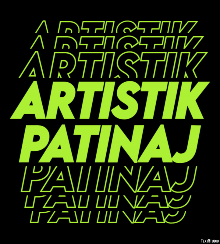 Artistik Patinaj Metin efekti