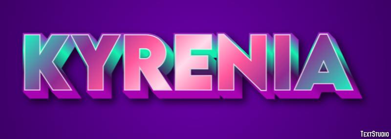Kyrenia Effetto testo