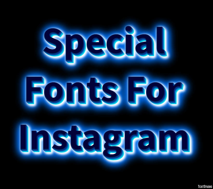 Special Fonts For Instagram Text Effect