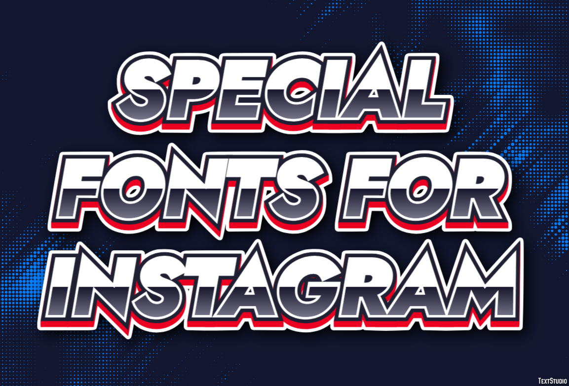 Special Fonts For Instagram Efekt tekstowy