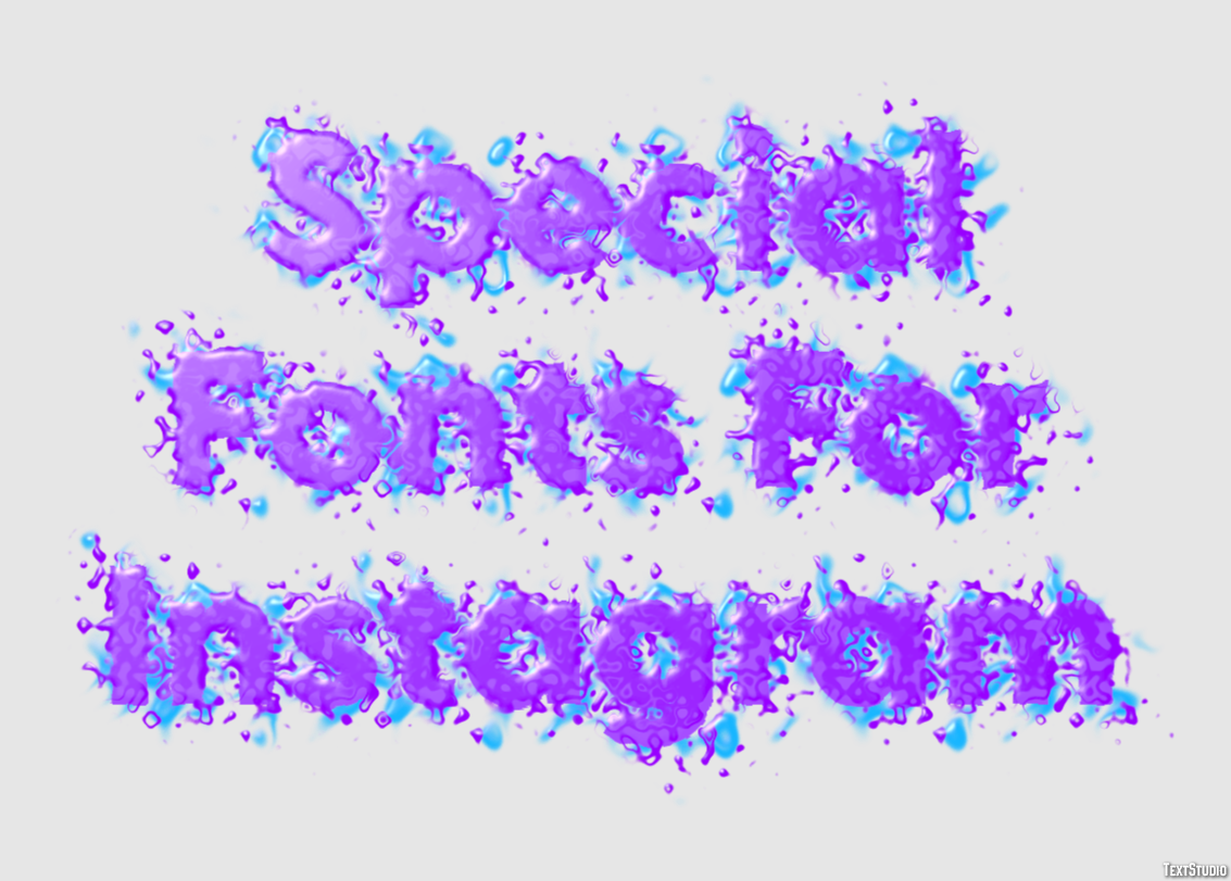 Special Fonts For Instagram Efekt tekstowy