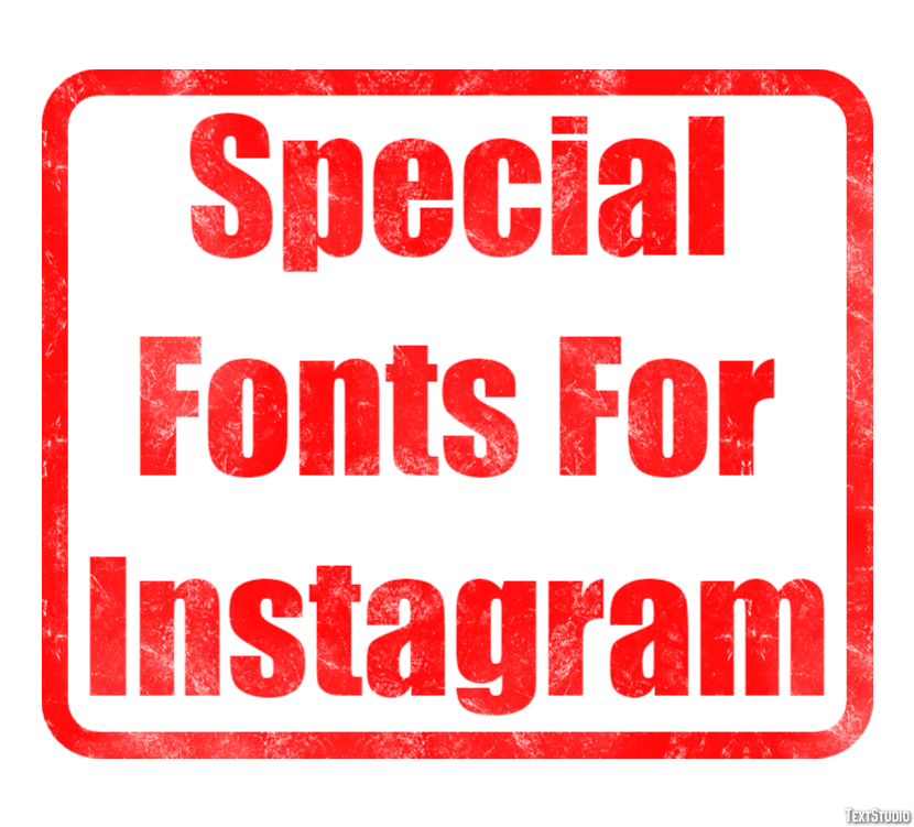 Special Fonts For Instagram Efekt tekstowy