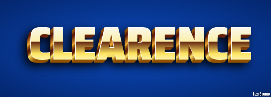 Clearence Text Effect
