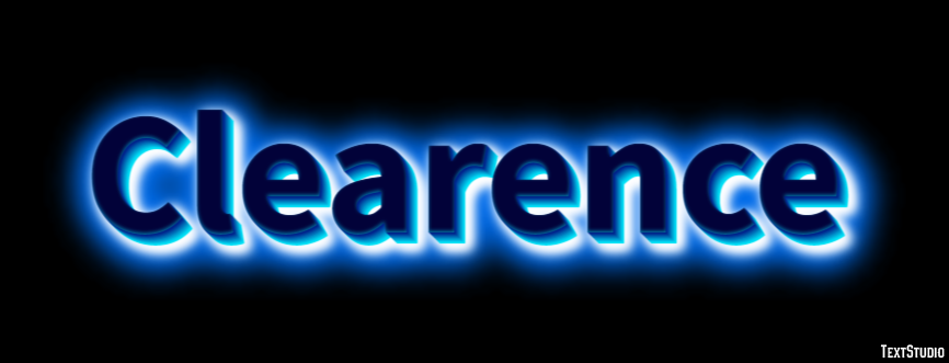 Clearence Text Effect