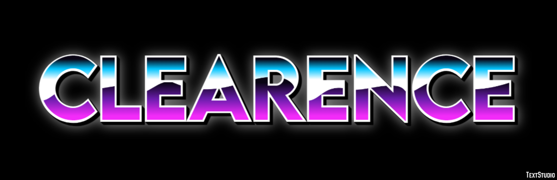 Clearence Text effect
