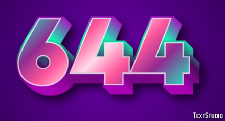644 Text Effect