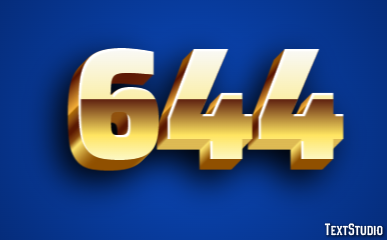 644 Text Effect