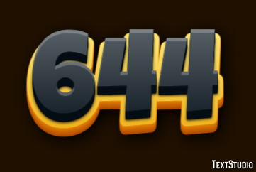 644 Text Effect