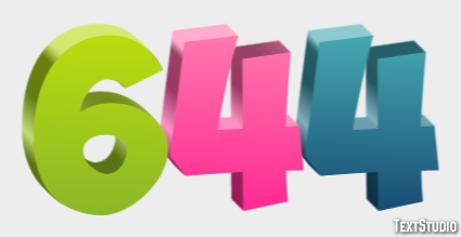 644 Text Effect