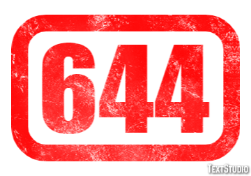 644 Text Effect
