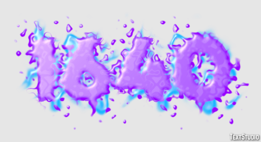 1640 Text Effect