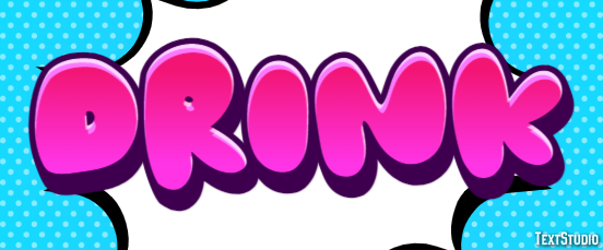 Drink Text Effect