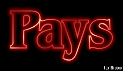 Pays Effet de texte