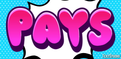 Pays Effet de texte