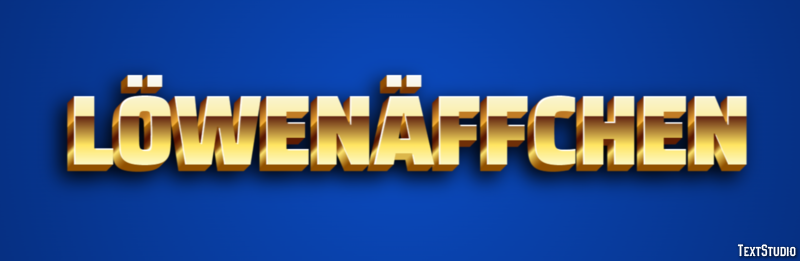 Löwenäffchen Efecto de texto