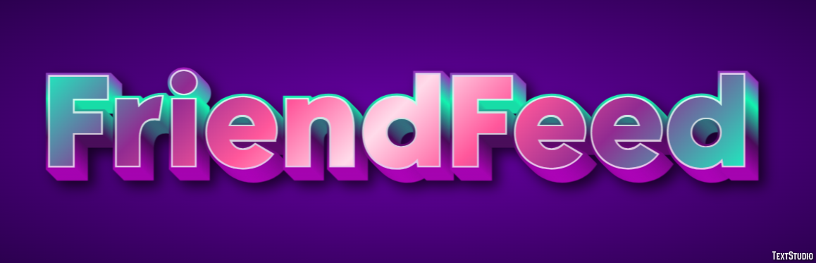 FriendFeed Effetto testo