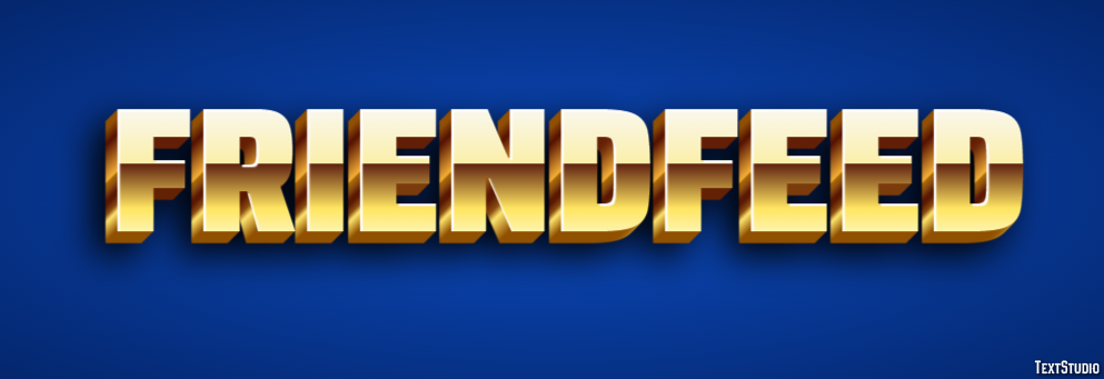 FriendFeed Effetto testo