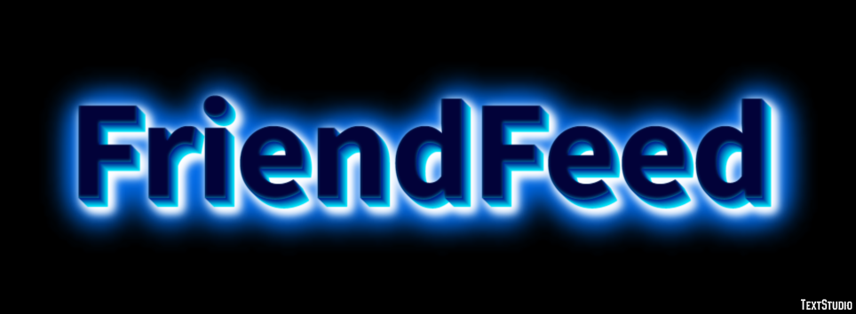 FriendFeed Effetto testo