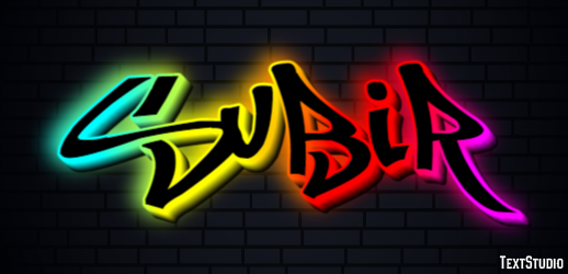 Subir Text effect