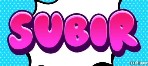 Subir Text effect
